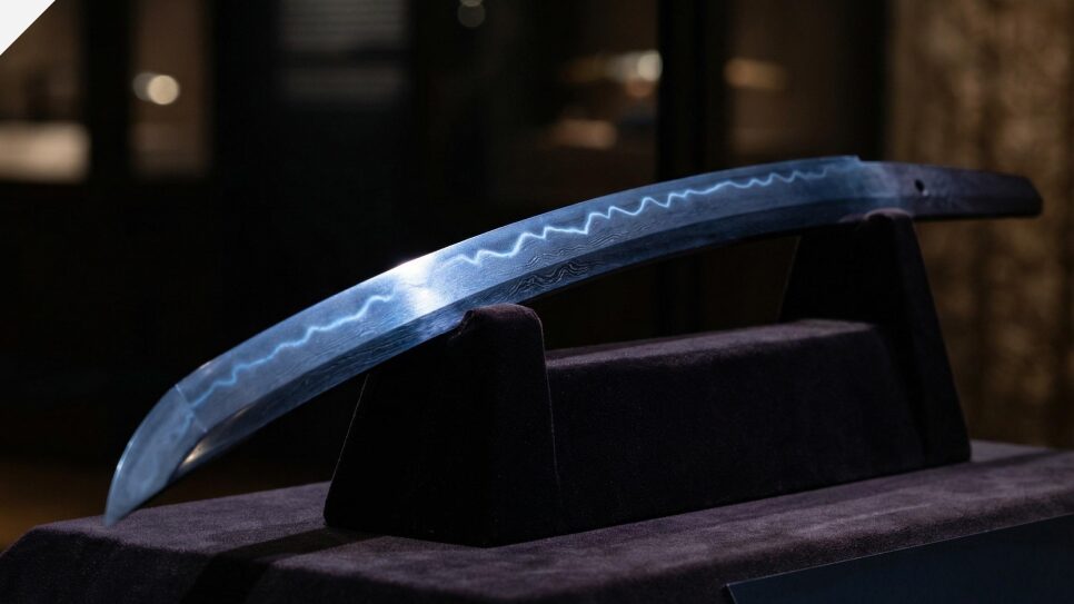 日本刀の曲線が持つ、実用性と美しさ