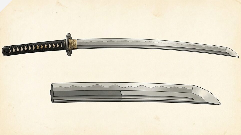 見た目では分からない!日本刀の断面構造と役割